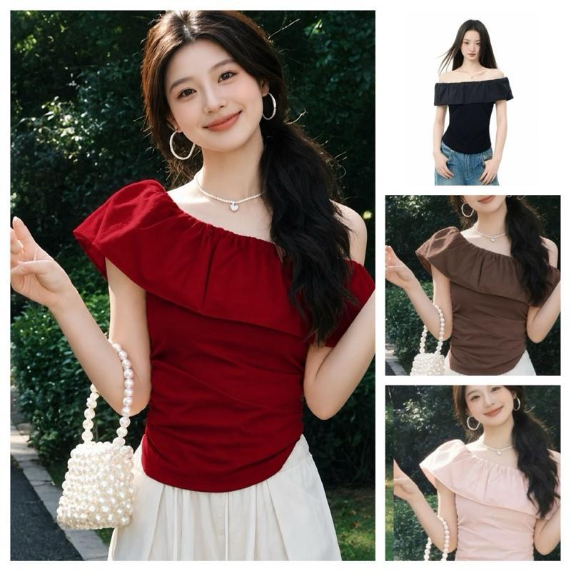BGV STORE - Áo mặc 2 kiểu vải COTTON phối bèo ngực vải gió lụa nhẹ nhàng tiểu thư.  co giãn 4 chiều 
