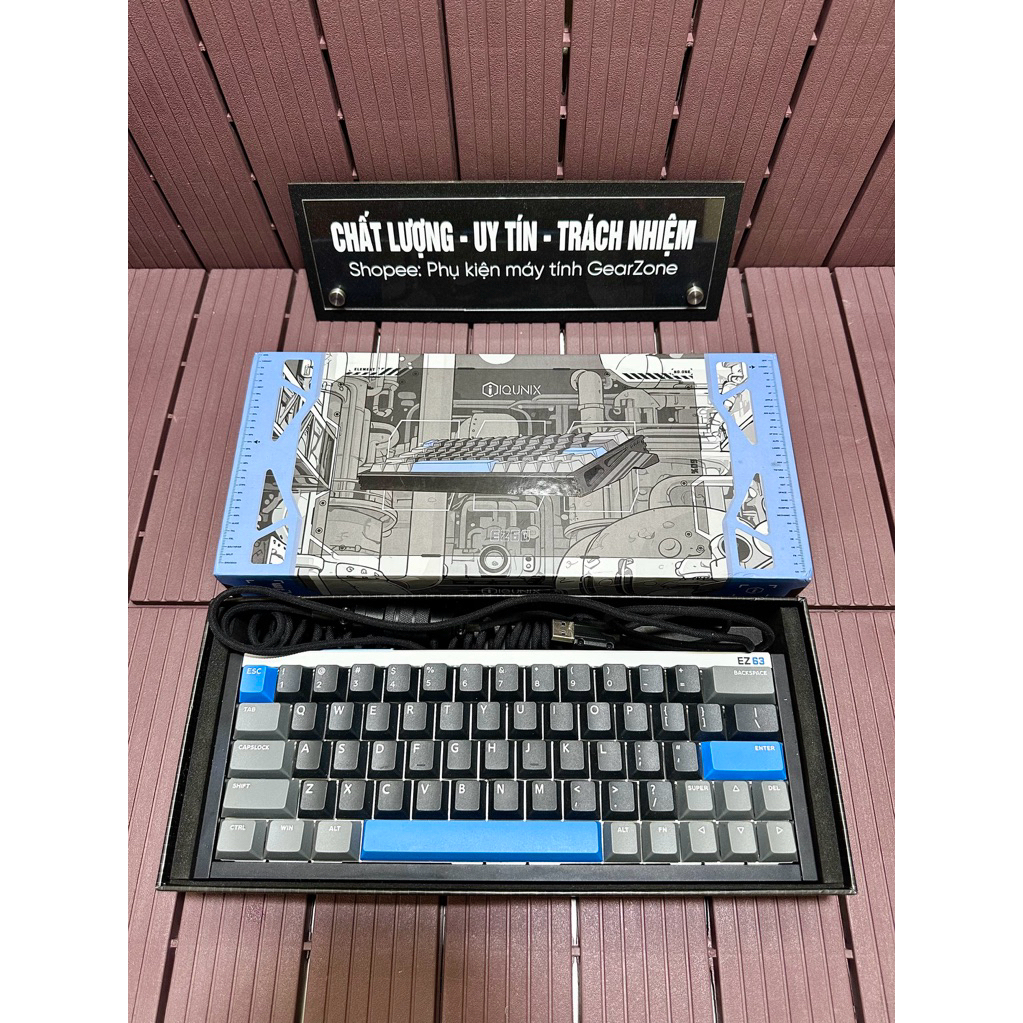 Bàn phím Gaming Rapid Trigger Iqunix EV63 EZ60 EZ63 EZ80 (Mạnh hơn Wooting60he)