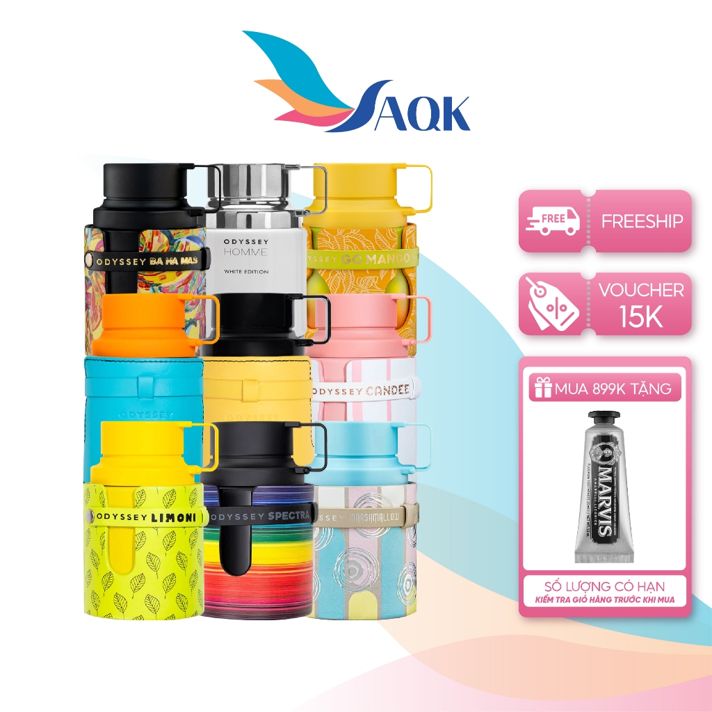 Nước hoa Armaf Odyssey Collection (100ml) - Hương thơm tươi mát hiện đại, giúp tự tin và cuốn hút su