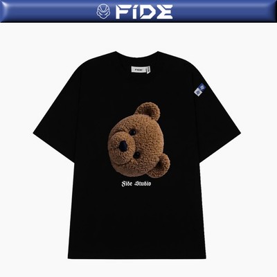 Áo thun FIDE TEDDY phông unisex form rộng local brand nam nữ cổ tròn oversize - AT303