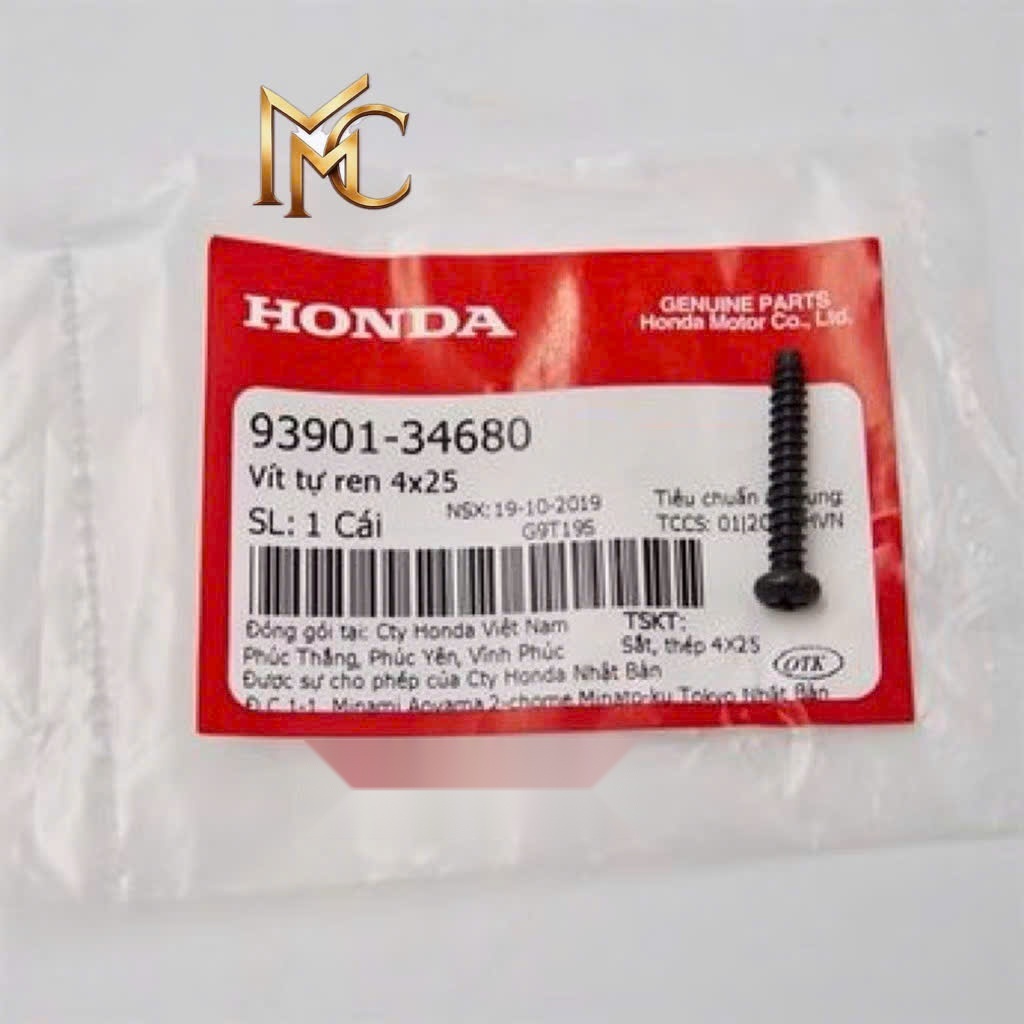 Vít 4x25 bắt nắp đèn hậu Dream Honda (9390134680)