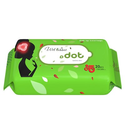 (Quà tặng) Khăn ướt Dot 20 tờ