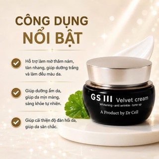 Kem dưỡng nâng tone da tự nhiên dưỡng phục hồi da kem ngày gsIII 30g