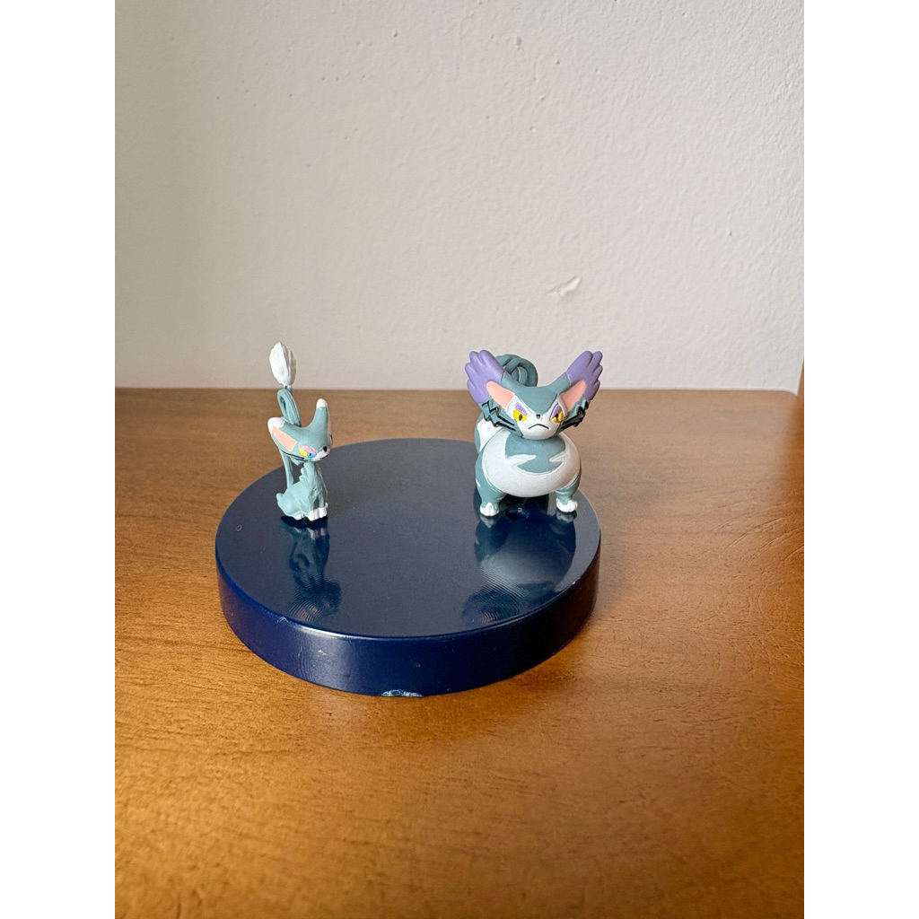 Pokemon Zukan 1/40 Glameow & Purugly
