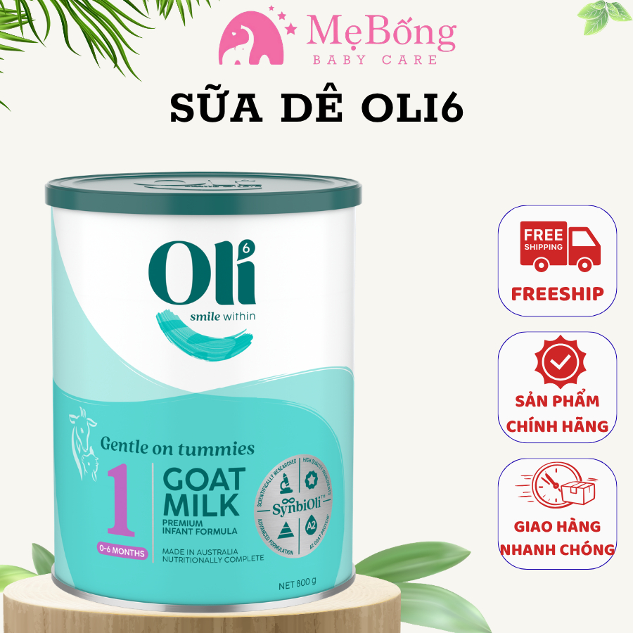 SỮA DÊ CÔNG THỨC ĐẠM NGUYÊN KEM A2 OLI6 GOAT MILK INFANT BỔ SUNG BB536 ÊM BỤNG DỄ TIÊU