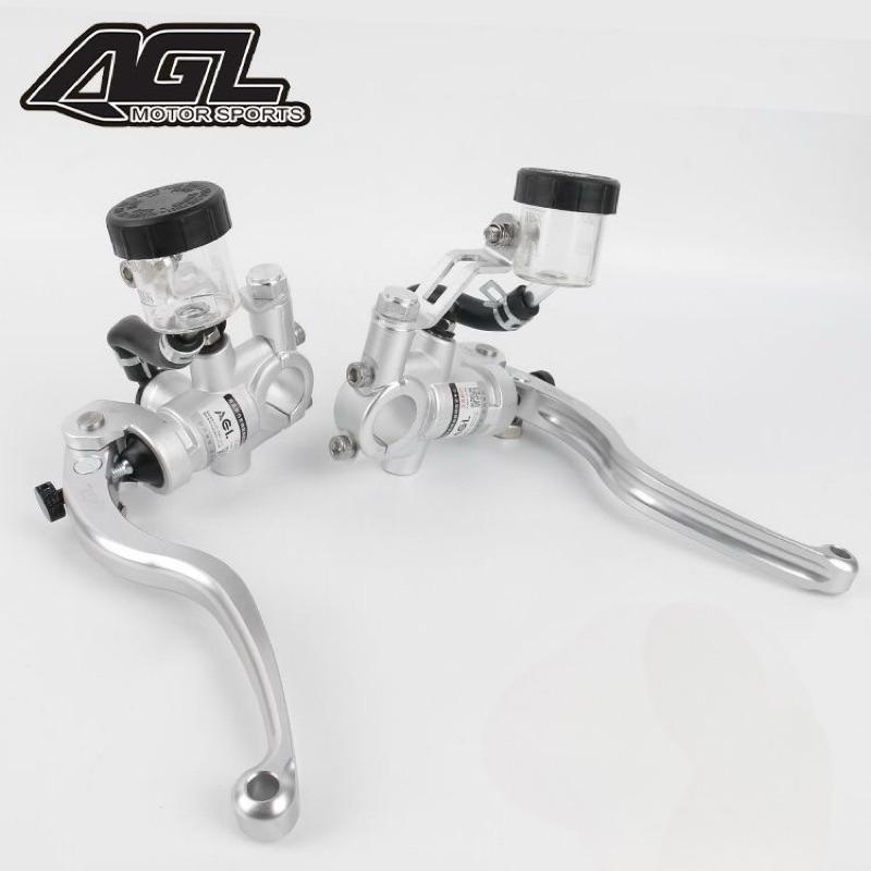 [1 đôi ]Tay phanh bình dầu rời AGL CNC siêu nét gắn cho xe điện xe máy