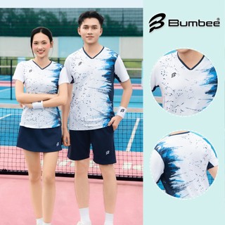Áo Thể Thao Bumbee B Nam Nữ – Vải Co Giãn 4 Chiều, Thấm Hút Mồ Hôi, Mặc Thoải Mái (945 xanh)