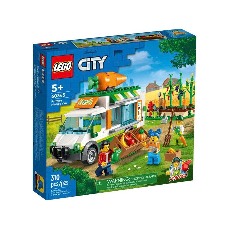 Lego 60345 Đồ Chơi Lắp Ráp Farmers Market Van