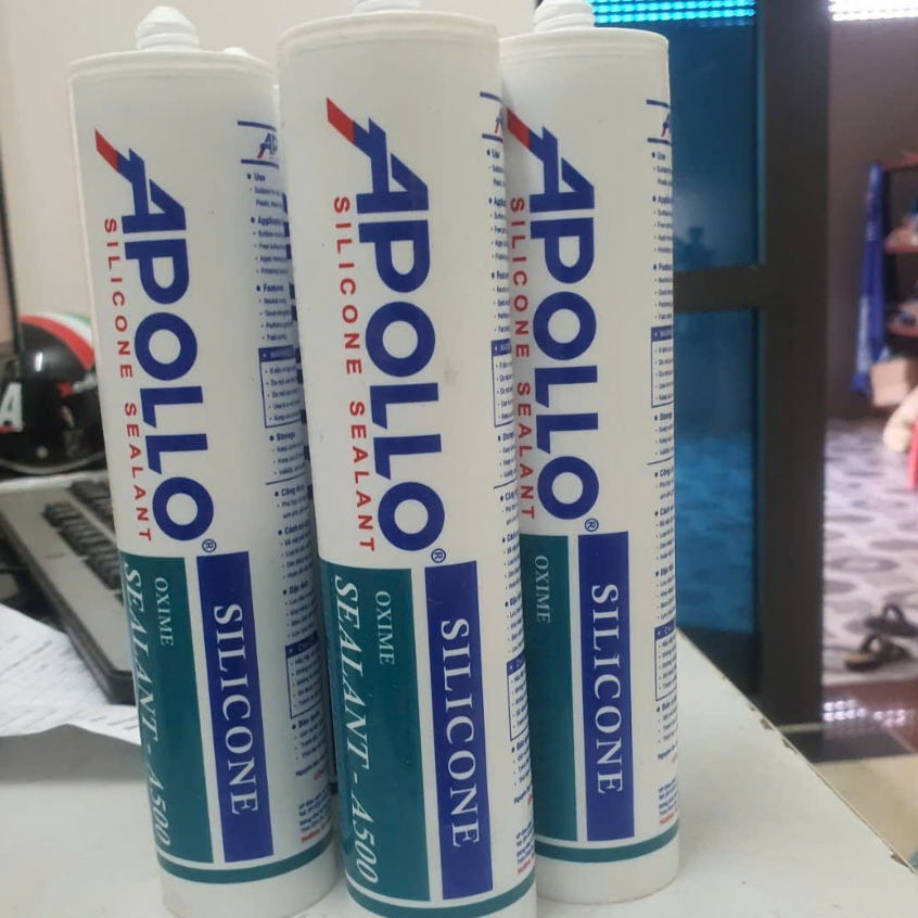 Keo Silicon APOLLO A500, A200, A100 Trắng Sữa / Đen /  Trong