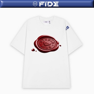 Áo thun FIDE Wax Seal phông unisex form rộng local brand nam nữ cổ tròn oversize - AT300