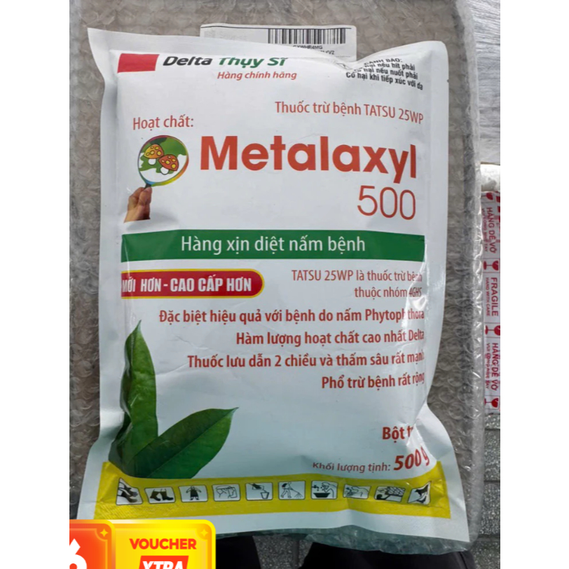 [Gói 500g] Metalaxyl 500WP Trừ Nấm Bệnh Hiệu Quả. Sử Dụng Trên Cây Trồng Của Delta Thụy Sĩ