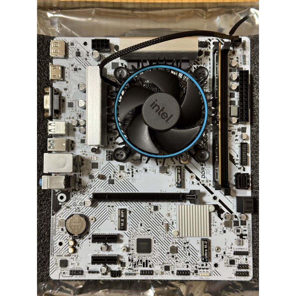 Combo mainboard ASRock B760M-HDV/M.2, CPU Core i5 13500 và RAM  DDR5 16GB buss 5600 con mới