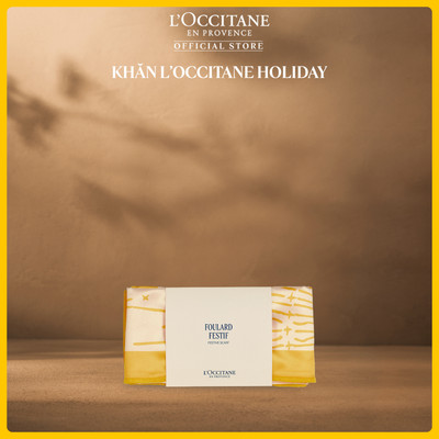 [HB GIFT] Khăn L’Occitane 2025 Holiday Scarf