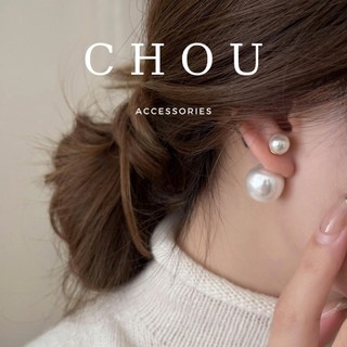 Bông Tai, Khuyên Tai Hạt Ngọc Lớn Nhỏ 2 Mặt | CHOU ACCESSORIES |