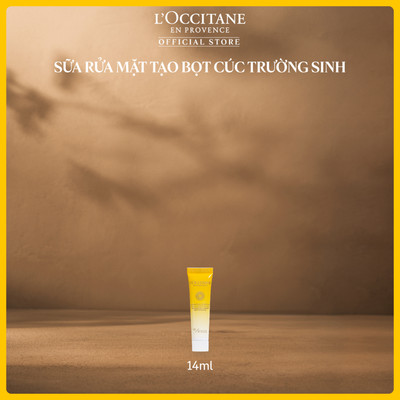 [HB GIFT KHÔNG BÁN] Sữa Rửa Mặt Cúc Trường Sinh L'OCCITANE Immortelle Divine Foaming Cleansing Cream 14ml