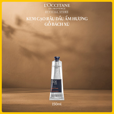 Kem Cạo Râu Giàu Ẩm Chiết Xuất Gỗ Cây Bách Xù L'Occitane Rick Shaving Cream 150ML