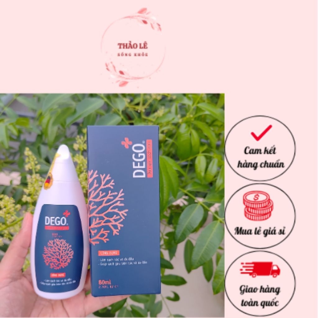 Dầu Gội DEGO PHARMA 80ml hỗ trợ ngừa Gàu Ngứa Nấm Da Đầu