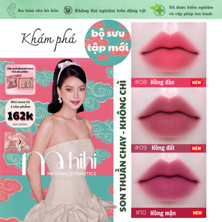 M.HiHi Son Thuần Chay - Không Chì - Bộ Sưu Tập Son Mới