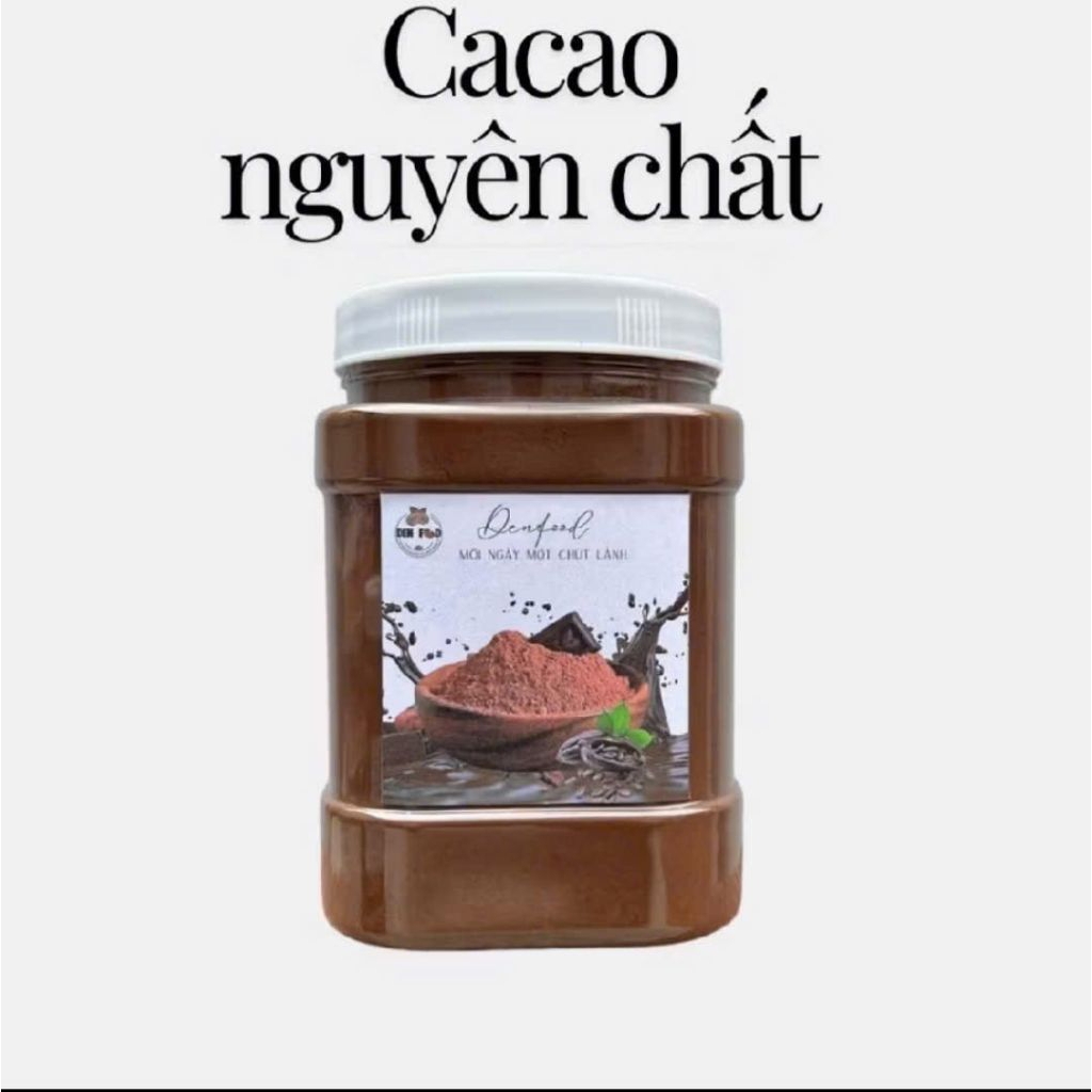 (hộp 500g) bột ca cao nguyên chất 100% - Denfood