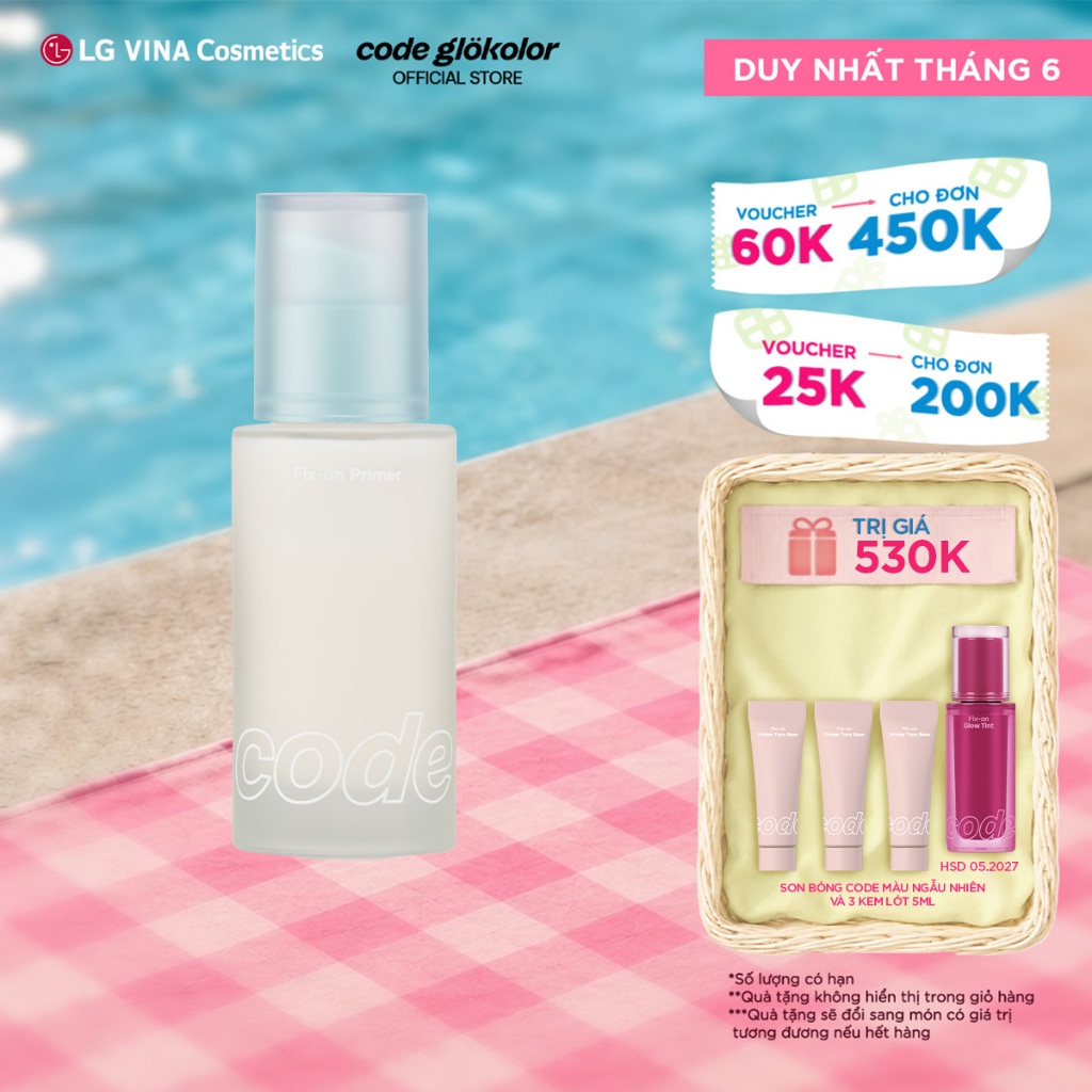 [LG Makeup VN] Kem lót Fix-on Primer Code Glokolor 30ml