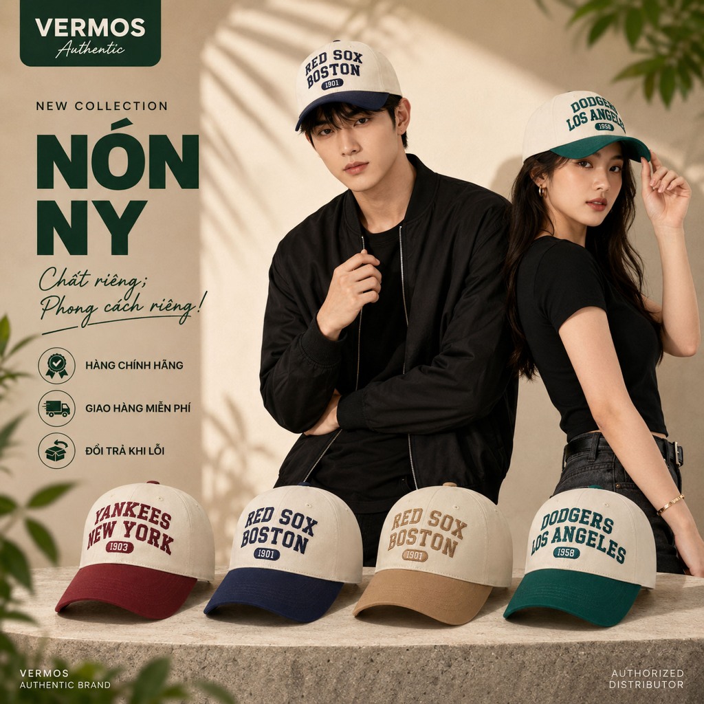 Mũ kết nam nữ thiết kế trẻ trung phù hợp nhiều outfit