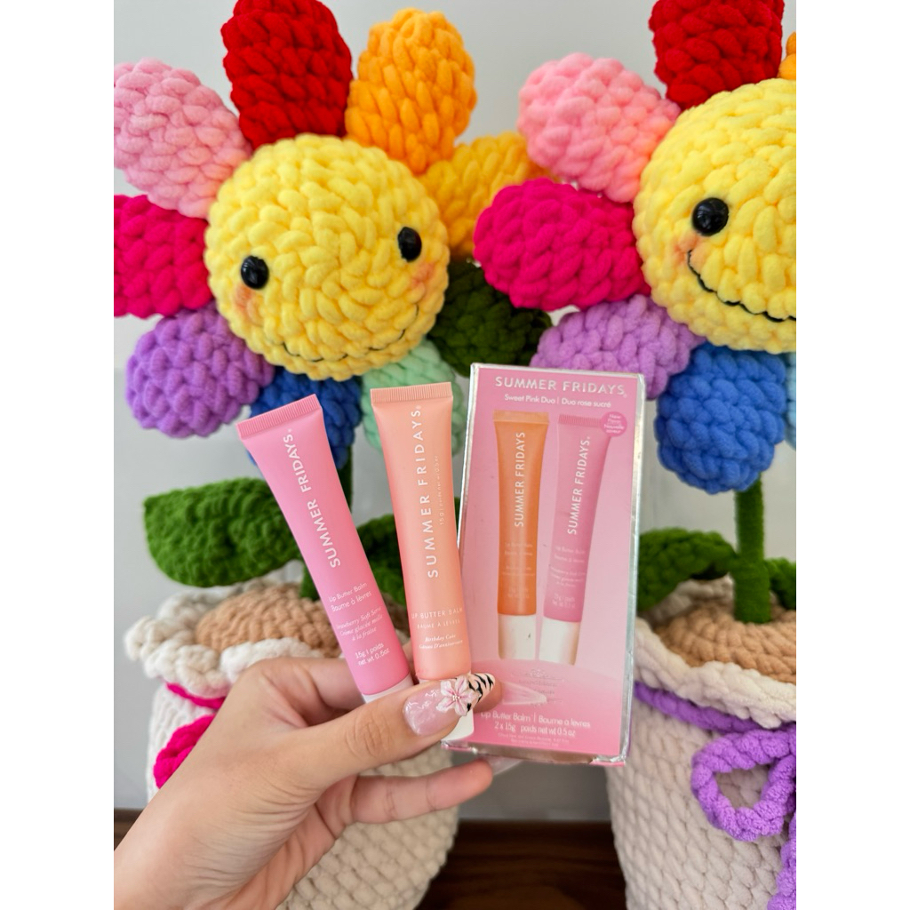 🎀 Summer Fridays Sweet Pink Duo – Bộ đôi son dưỡng