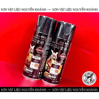 Sơn Xịt Samurai 55 Màu Cam Huỳnh Quang – Fluorescent Orange 400ml, Sơn Xịt Màu Cam Nổi Bật Cho Xe Máy, Nhựa, Kim Loại