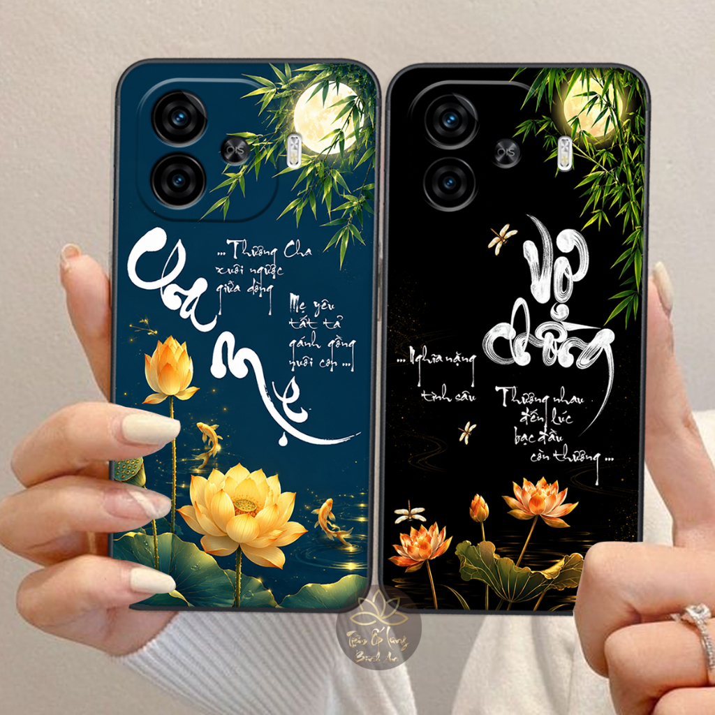 Ốp lưng nhựa cho VIVO iQ Z9 5G/ iQ Z9 TURBO 5G in hình túi Tài Lộc , hoa sen ,chữ nhẫn cha mẹ SIÊU X