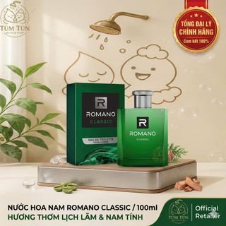 Nước Hoa Romano Nam 100ml – Hương Thơm Nam Tính, Lịch Lãm, Lưu Hương Lâu Cho Phái Mạnh