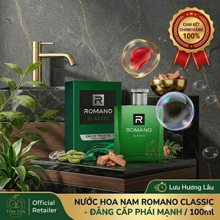 Nước Hoa Romano Nam 100ml – Hương Thơm Nam Tính, Lịch Lãm, Lưu Hương Lâu Cho Phái Mạnh
