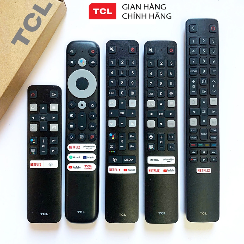 Điều Khiển TV TCL Smart [Có Micro Giọng Nói] hàng chính hãng sử dụng được tất cả tv TCL cả dòng giọng nói