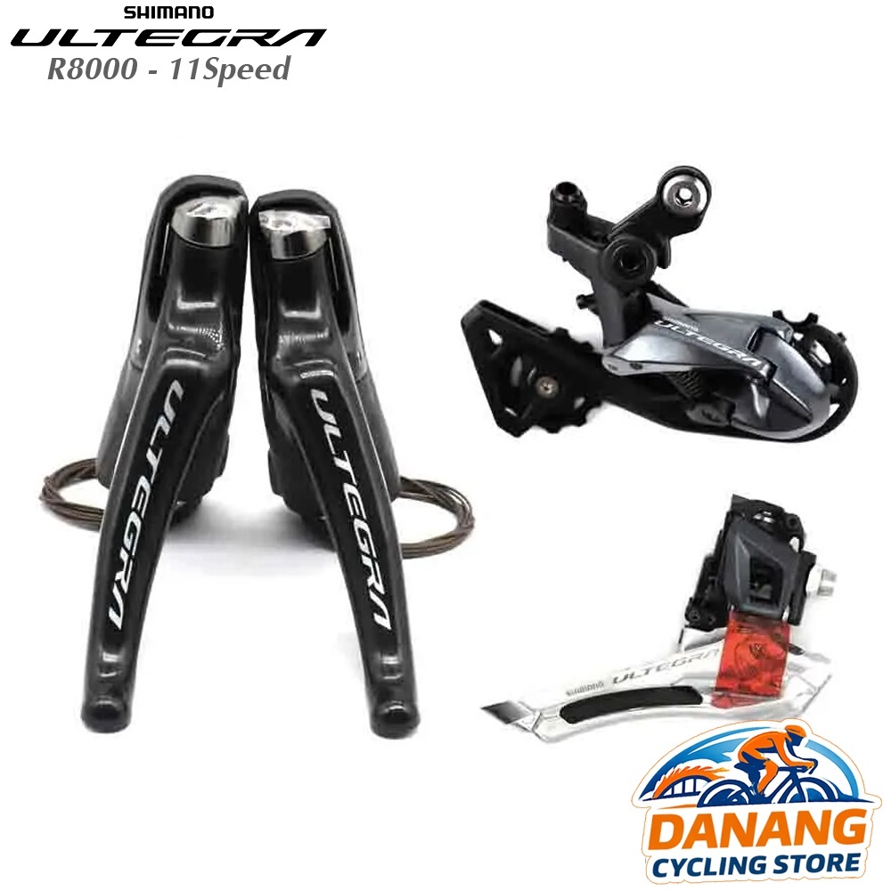 Groupset Mini 3 Món Xe Đạp: SHIMANO Ultegra R8000 2×11 Tốc Độ – Tay Đề Lắc + Củ Đề + Sang Đĩa