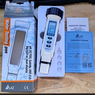 AZ-8371 Máy đo độ mặn của nước trồng cây ăn quả và nuôi trồng thủy sản sản có đo nhiệt độ