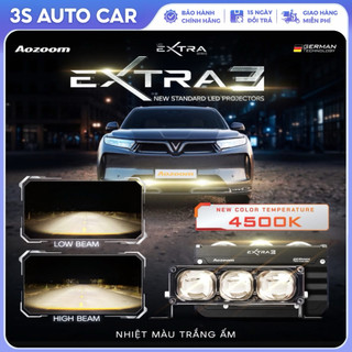 [New 2026] Đèn trợ sáng AOZOOM EX3 chính hãng, nhiệt màu 4500k 5000k và 3000k(giá 1 cặp)
