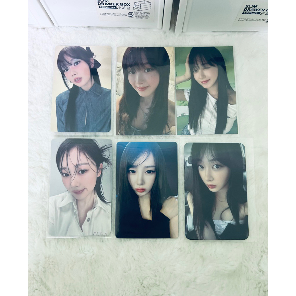 Card bo góc, photocard official aespa (Giselle)