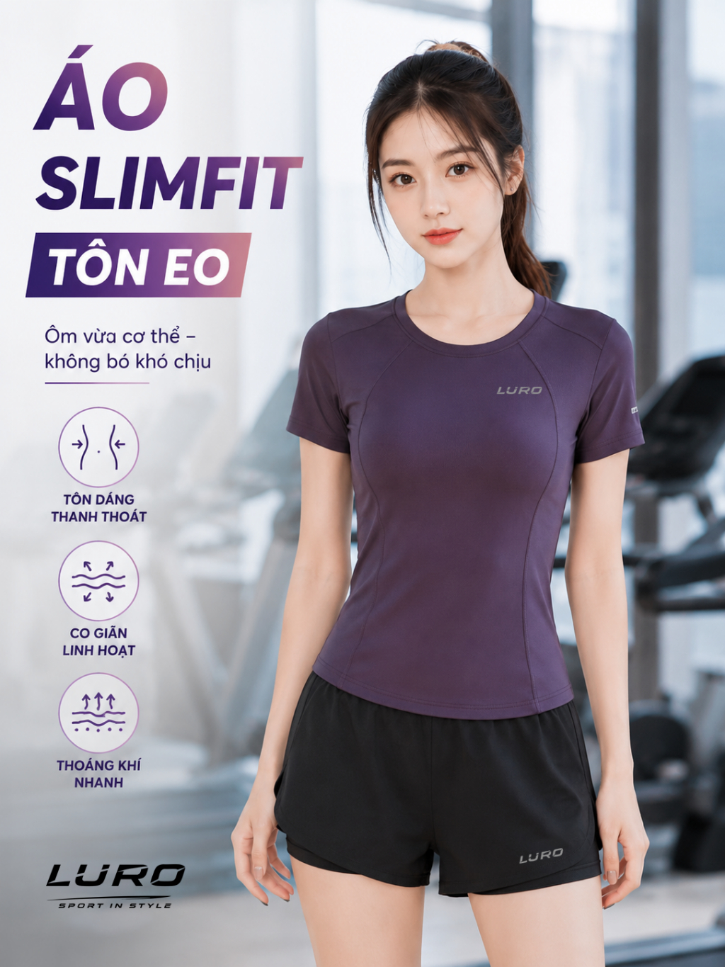 S910N — Set Đồ Tập Nữ Có Túi Sau