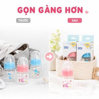 Bình uống sữa Bubu 60ml núm mềm cho bé sơ sinh