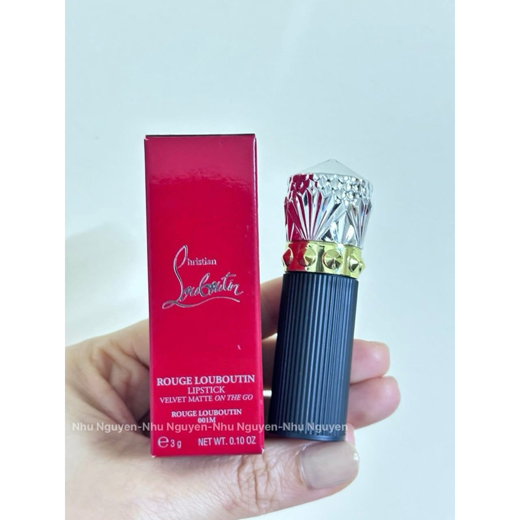 [ĐẦU SON BỊ CẤN NHẸ,HÀNG CHUẨN CHÍNH HÃNG] 𝗦𝗼𝗻 𝗖𝗵𝗿𝗶𝘀𝘁𝗶𝗮𝗻 𝗟𝗼𝘂𝗯𝗼𝘂𝘁𝗶𝗻,màu 𝟬𝟬𝟭𝗠 Đ𝗼̉ 𝘁𝗵𝘂𝗮̂̀𝗻 𝗵𝘂𝘆𝗲̂̀𝗻 𝘁𝗵𝗼𝗮