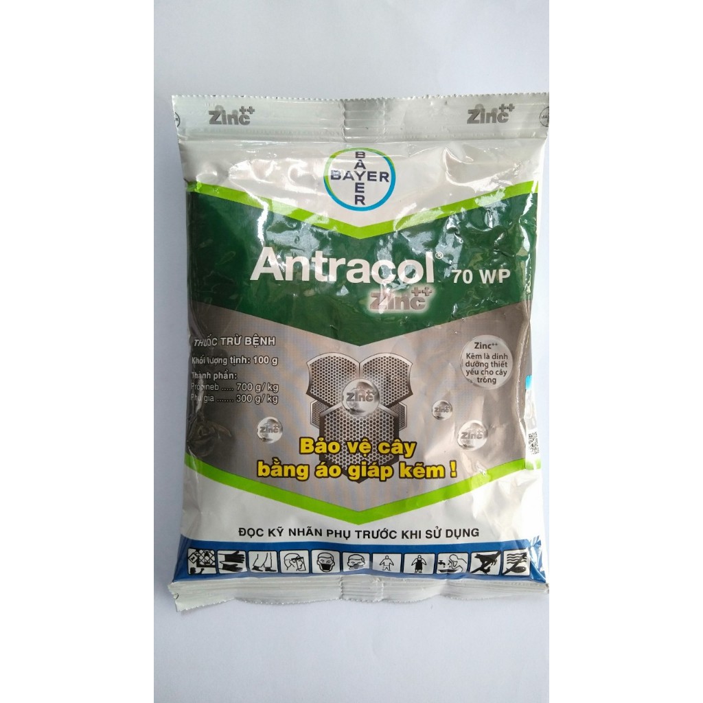 Antracol 70WP Bayer Hỗ Trợ Bảo Vệ Cây Trồng  100g