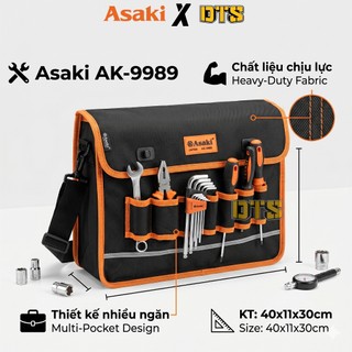 Túi đeo vai đựng dụng cụ đồ nghề Asaki AK-9989
