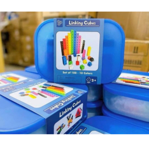 Bộ NUMBER BLOCK Linking Cubes 100 Khối Cho Bé Học Toán