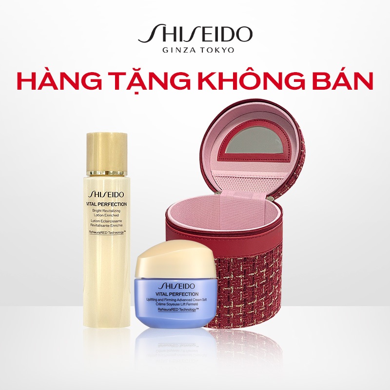 [Gift] 1 VPN Lotion 75ml, 1 VPN Cream Soft 15ml, 1 SSD Red Makeup Case
