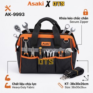 Túi xách đựng dụng cụ đồ nghề đa năng Asaki AK-9993