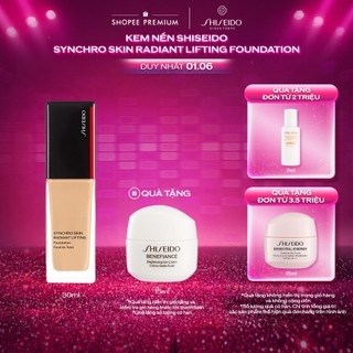 Phấn nền dạng lỏng Shiseido Synchro Skin Radiant Lifting Foundation 30ml