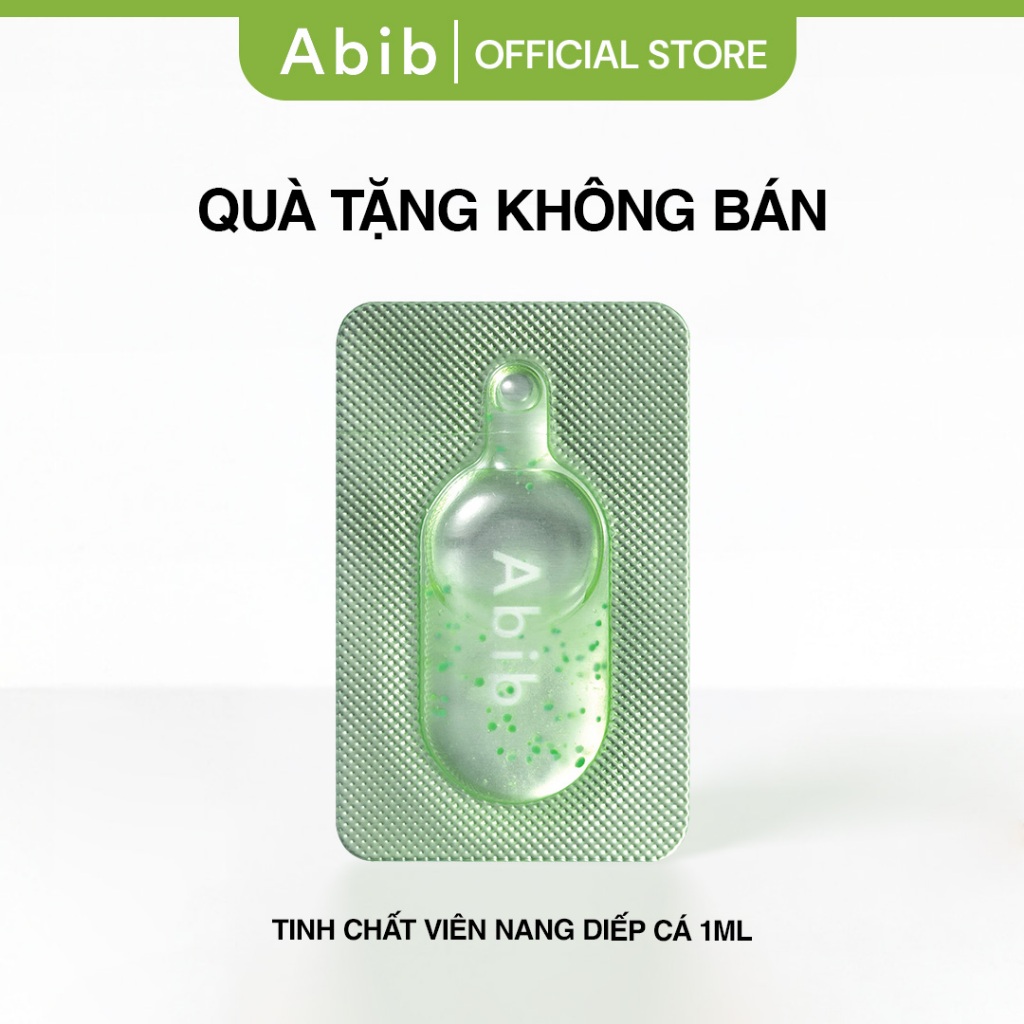 [QUÀ TẶNG KHÔNG BÁN] Tinh chất viên nang diếp cá làm dịu da Abib Heartleaf TECA capsule serum Calmin