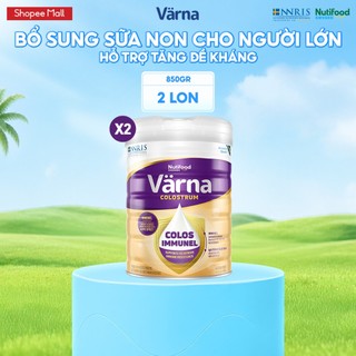 [LIVESTREAM BYK] Combo 2 lon Sữa bột Värna Colostrum lon 850gr - Sữa non cho người lớn tăng cường đề kháng ( 850gr x 2)