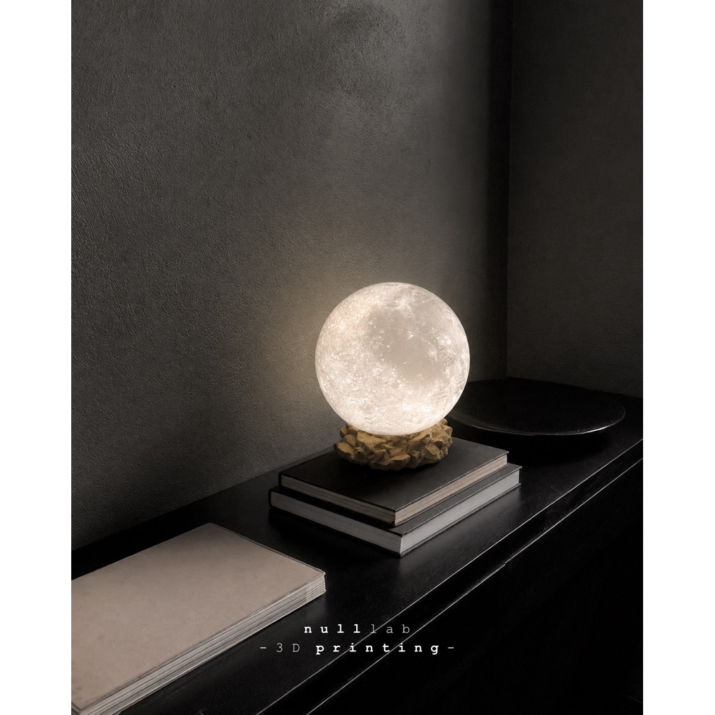 🌕 Luna Crater Lamp - đèn LED trang trí - N03