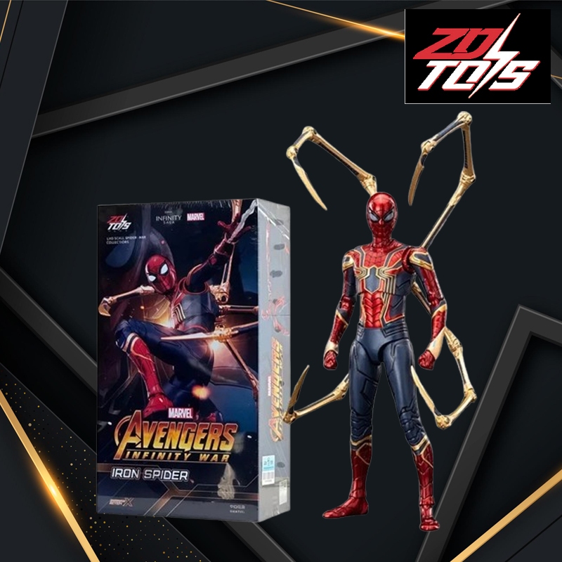 Mô Hình Marvel Iron Spider-Man 2.0 Version ZM17 ZD Toys 7 Inch – Spider-Man Chính Hãng