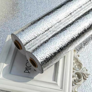 Combo 5 Cuộn Giấy Bạc Dán Tường Bếp Chịu Nhiệt