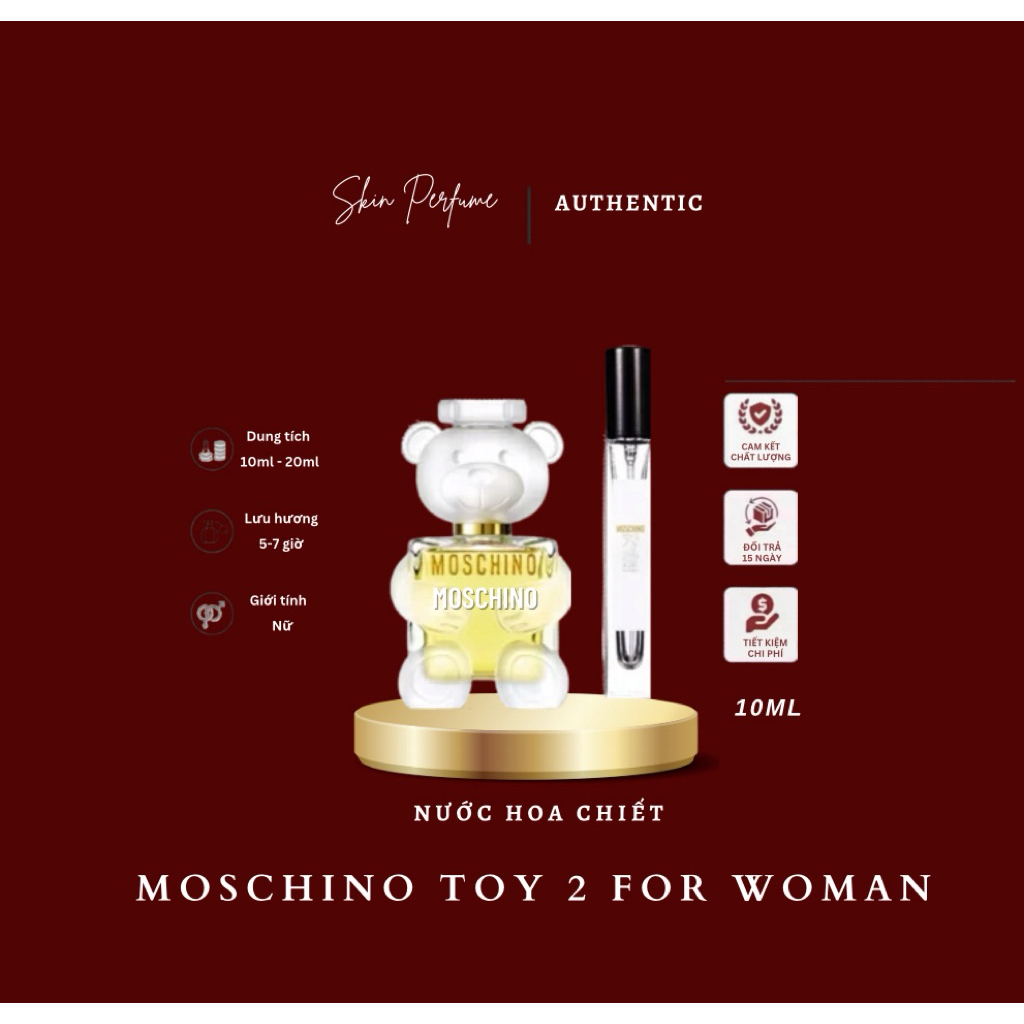 Nước hoa chiết Moschino Toy 2 For Woman 10ml